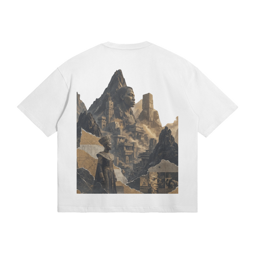 couleur:Blanc | T-shirt Boxy blanc — vue dos